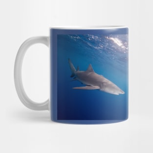 A Lemon Shark Cruising Under the Surface Mug